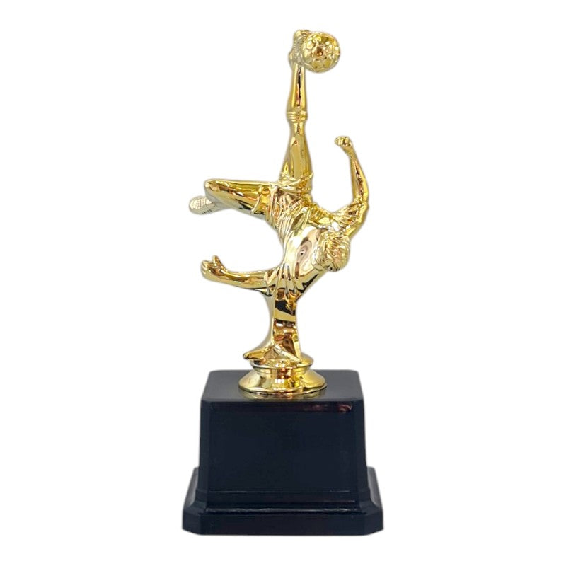 Soccer Trophy - GOLD - Material: Plastic - Length: 18 Cm