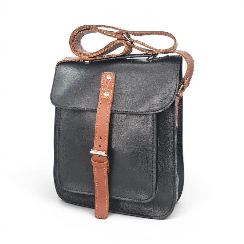 BAG Leather GENTS SLING - Black