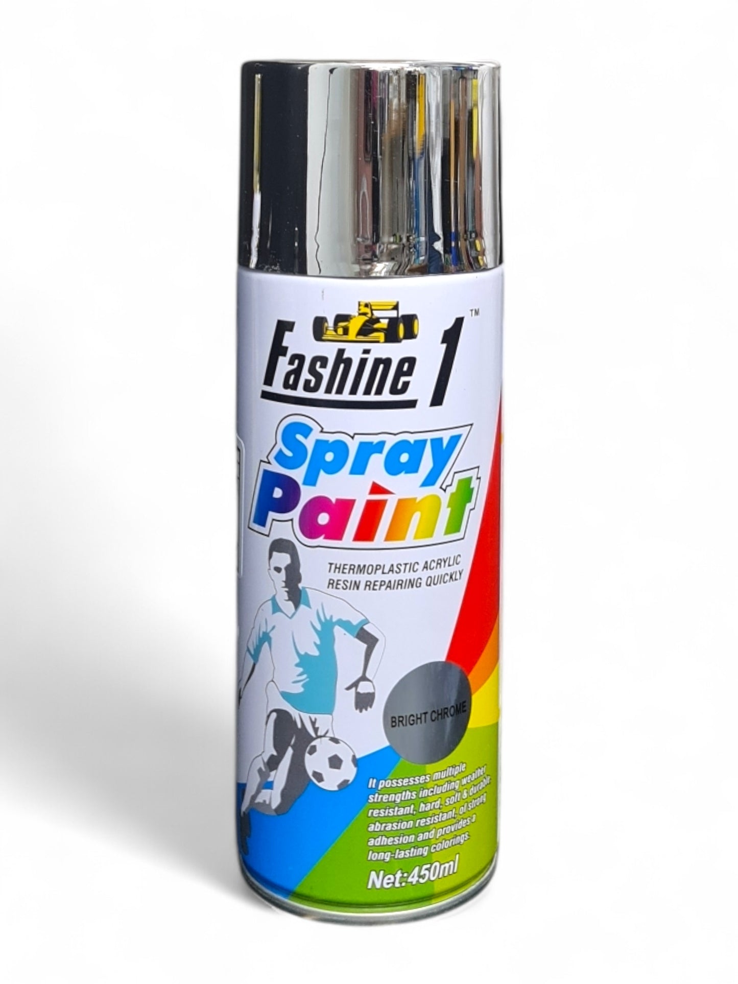 Spray Paint - Bright Chrome, 450 ml
