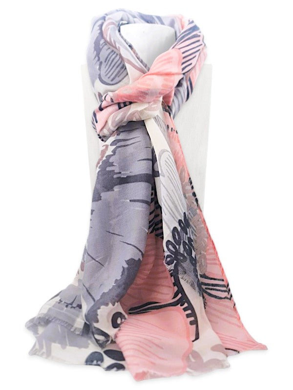 Scarf - Grey, ±184×86 cm