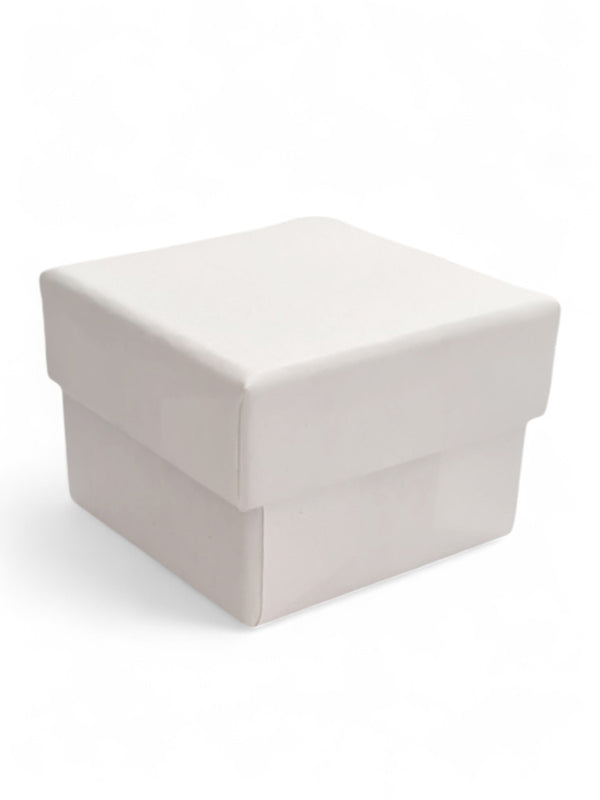Ring Box - White ±3.8×5×5 cm