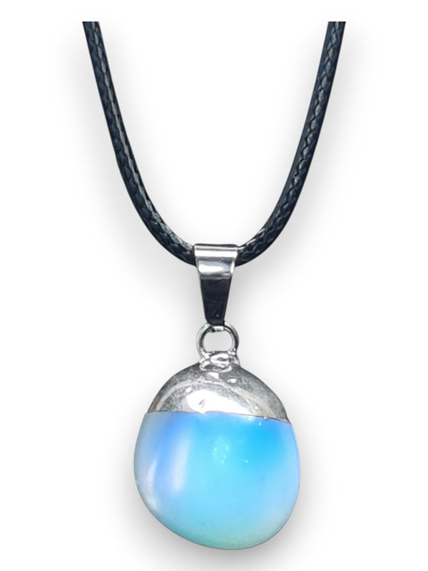 Earth Stone Beads - Capped Stone, Opal