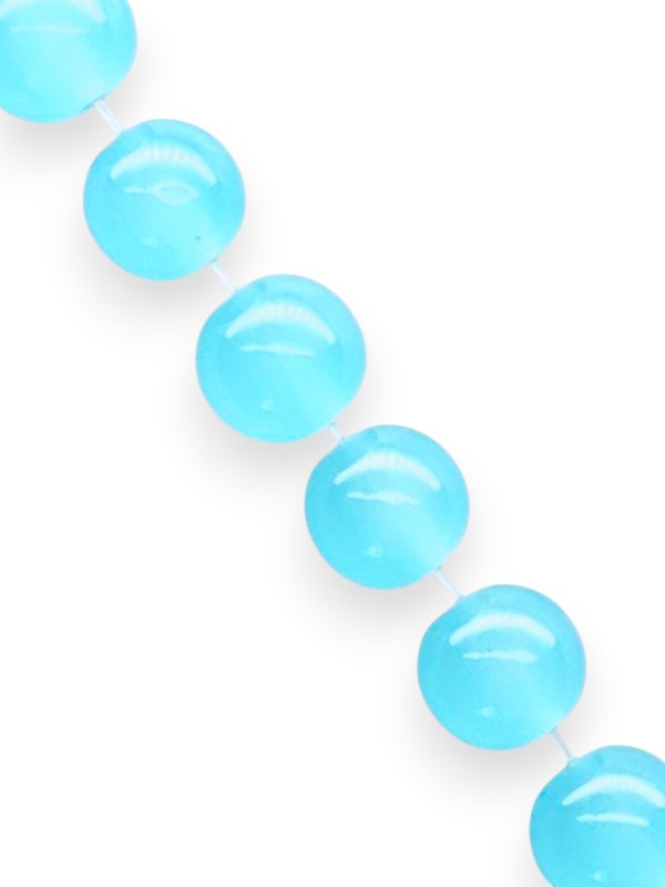 GLASS BEADS - BLUE - 6 Mm - ±133-Piece