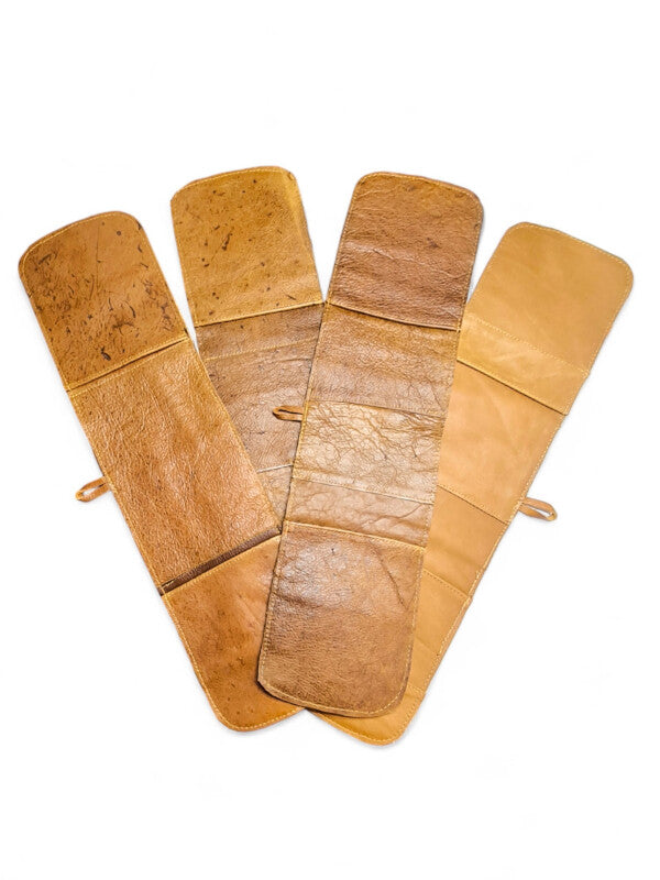 Leather OVEN GLOVE - TAN ± 17×65 Cm