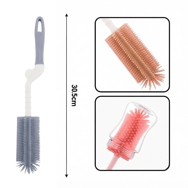 Silicone BOTTLE BRUSH - 31 cm - Grey