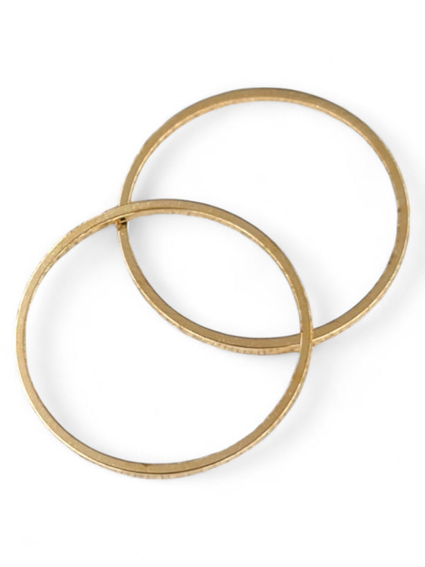 Metal - Round ±20 mm ±50-Piece Gold