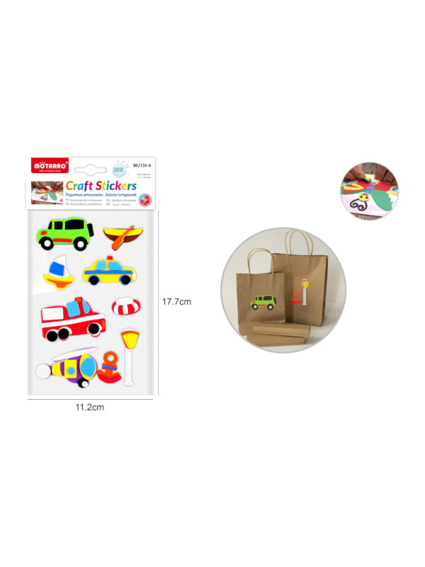 Motarro Craft Stickers - Transport