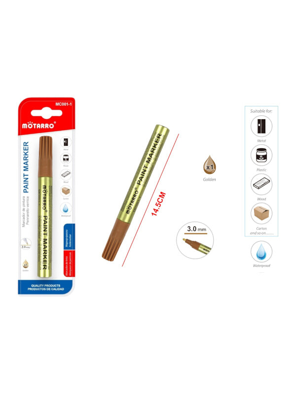 Motarro Paint Marker - Gold, 3 mm