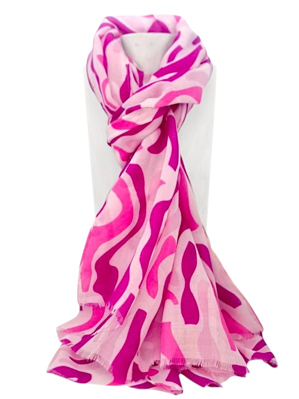 Scarf - Pink, ±184×91 cm
