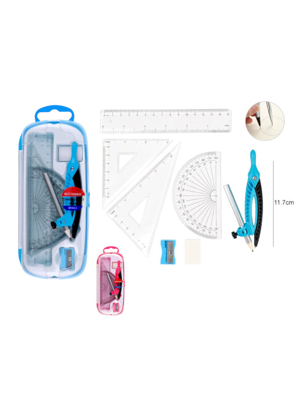 Motarro Compass Set - Blue, 8-Piece