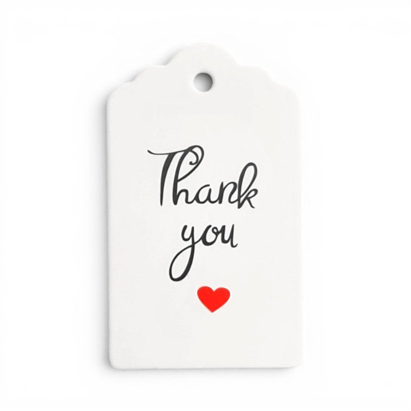 TAGS THANK YOU 3.5 Cm + - 100-Piece