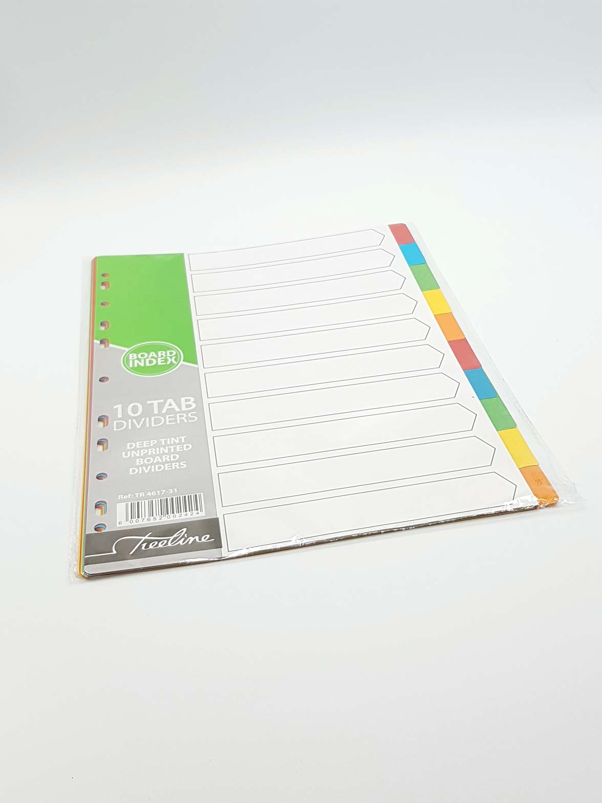 File Divider 10 Tab Blank Board Rainbow/pastel - Image 2