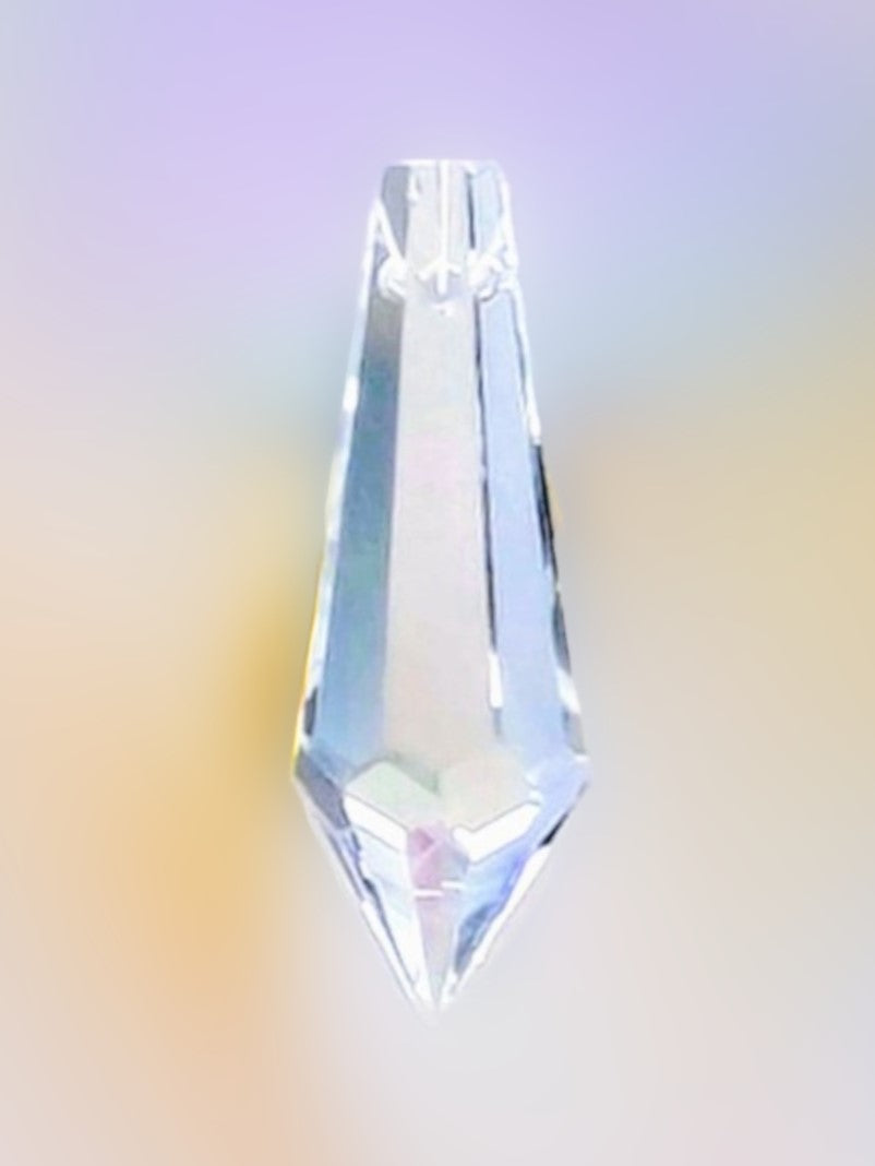 Chandelier Glass Crystal Clear ±38×12 mm