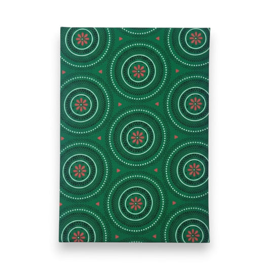 Notebook - Shweshwe - GREEN - A5