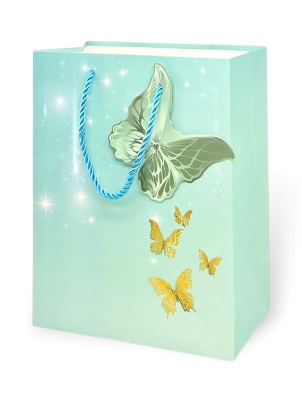 GIFT BAG - GREEN - ±23×18×10 Cm