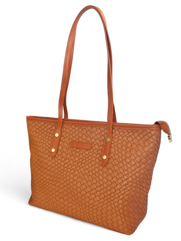 Ladies Bag - Tan ±27×34×11 cm