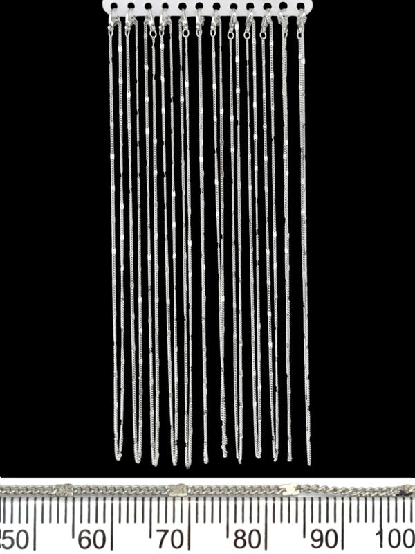 Necklace Chains - Nickel, ±42 cm ±12-Piece