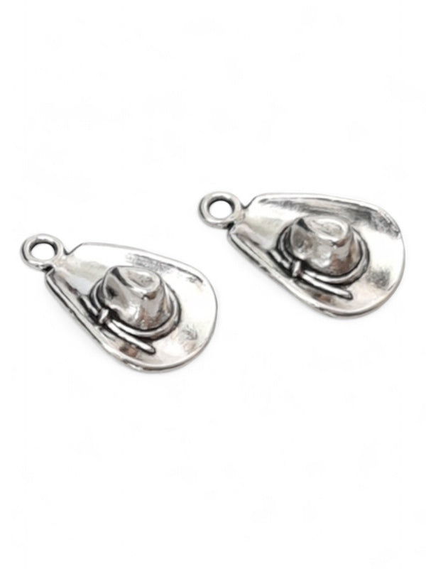 Metal Charm - Cowboy Hat ±20×12 mm ±50-Piece