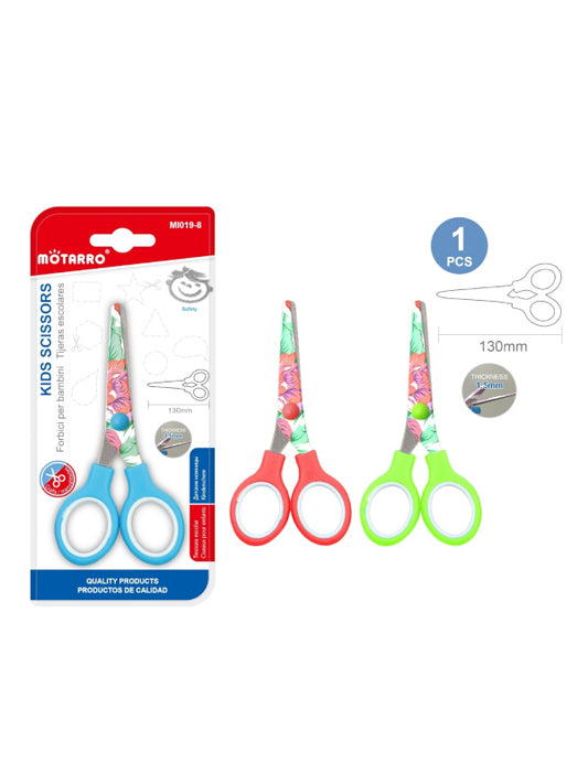 Motarro Kids Scissors Floral - Blue