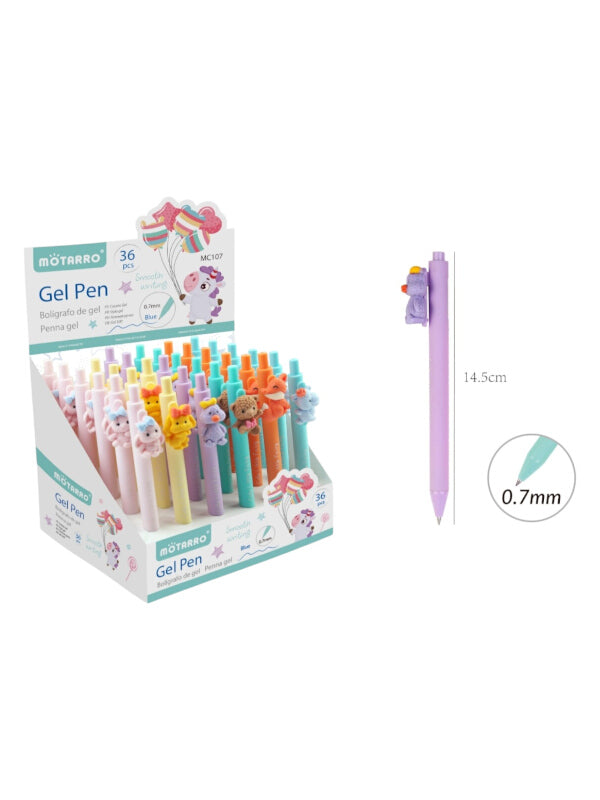 Motarro Gel Pen - Animals, 0.7 mm