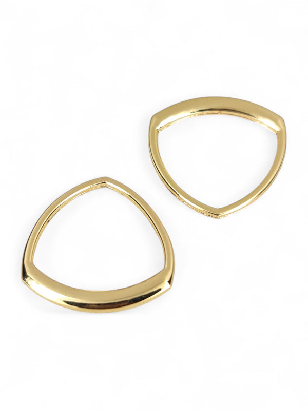 Metal - Reuleaux Triangle ±23 mm ±10-Piece Gold