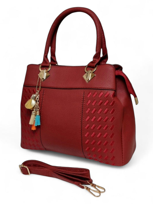 Ladies Bag - Red ±23×30.5×12 cm