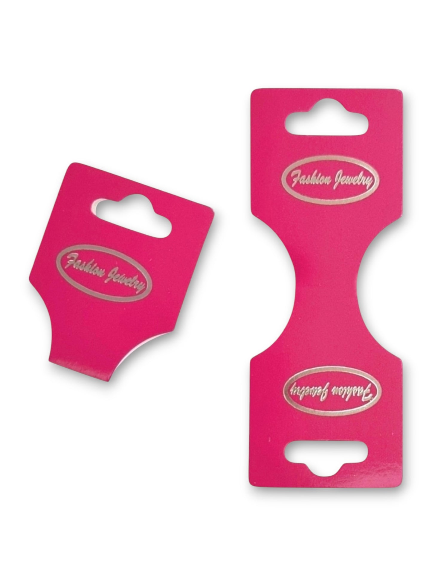 Jewellery Display Tags - Necklace, Pink, ±3.5×9 cm ±200-Piece