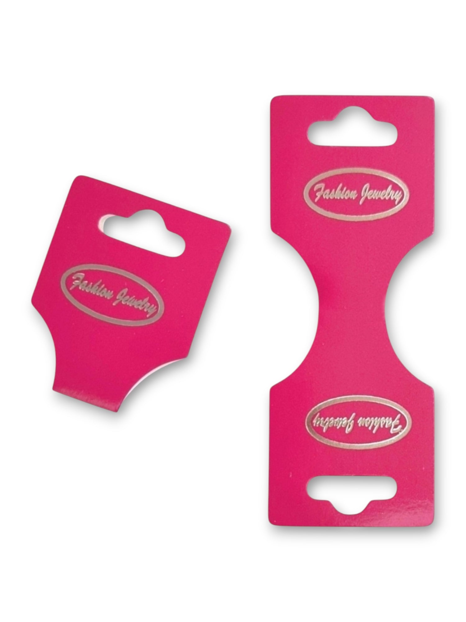 Jewellery Display Tags - Necklace, Pink, ±3.5×9 cm ±200-Piece