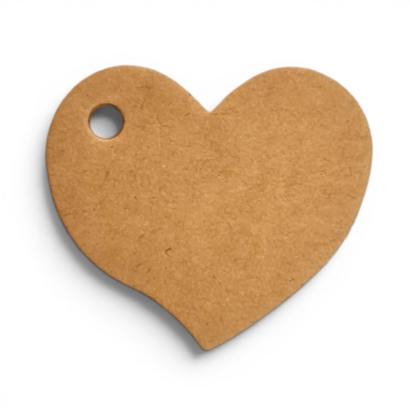 TAGS HEART 4.5 cm + - 100-Piece