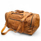 Leather Luggage BAG - LARGE - TAN - ±H28×L55×W28 Cm
