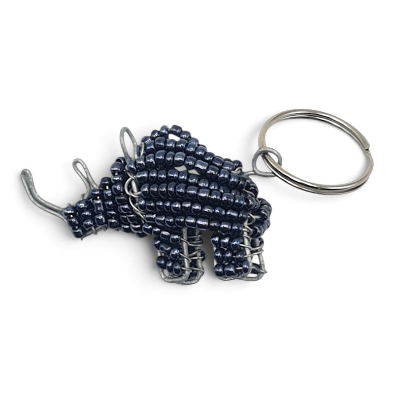 Keyring - SEED BEAD - RHINO