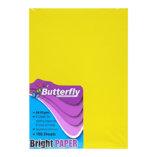 A4 PAPER 100 SHEET Brite/pastel