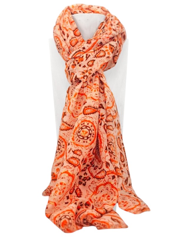 Scarf - Orange, ±184×86 cm