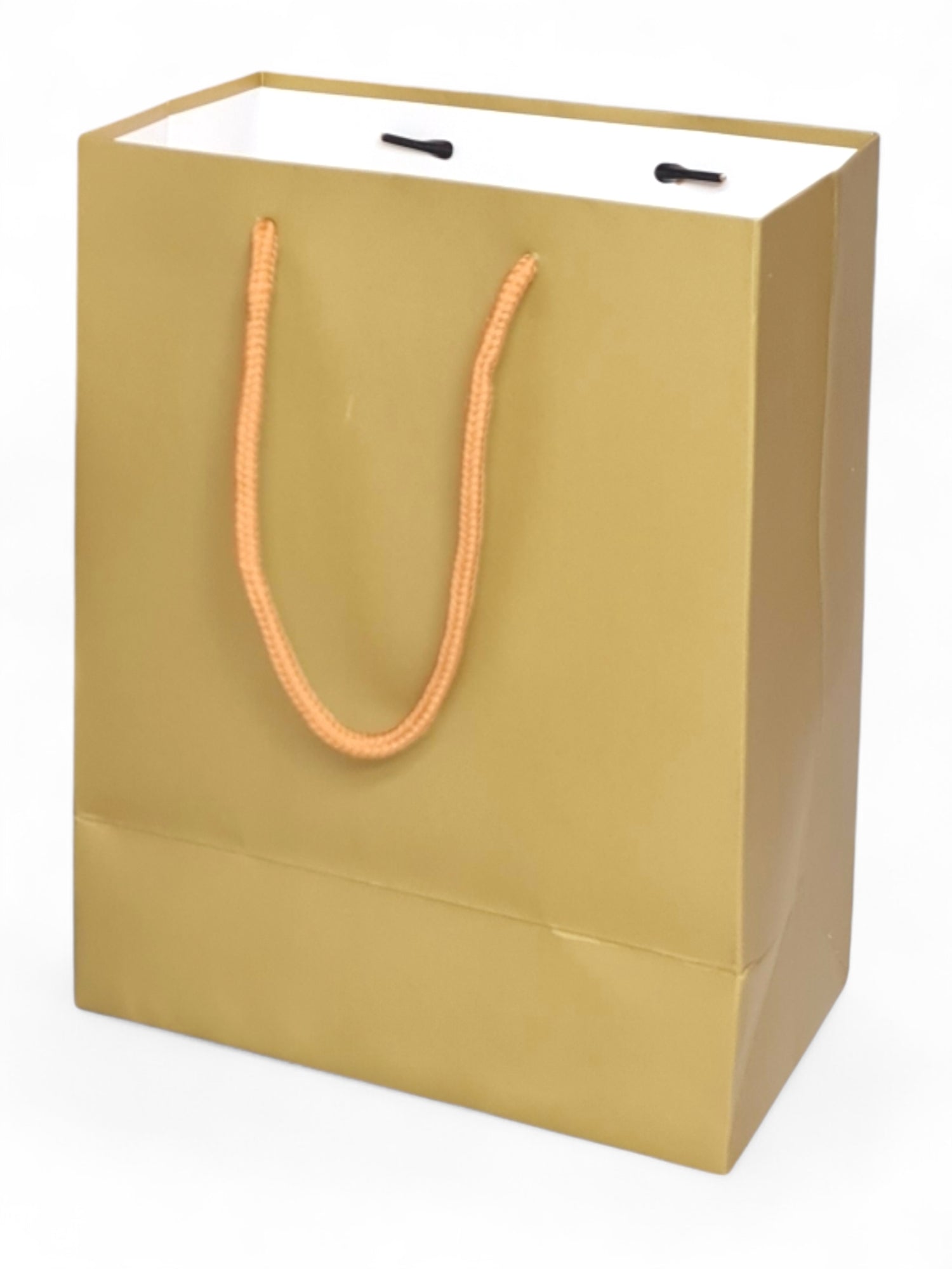 GIFT BAG (M) Gld/blk/sil 18*23 Cm - Gold