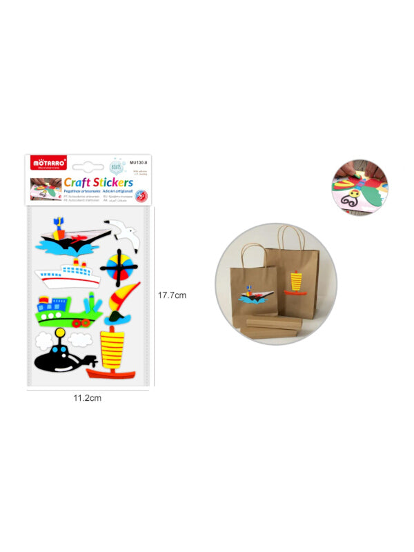 Motarro Craft Stickers - Boat