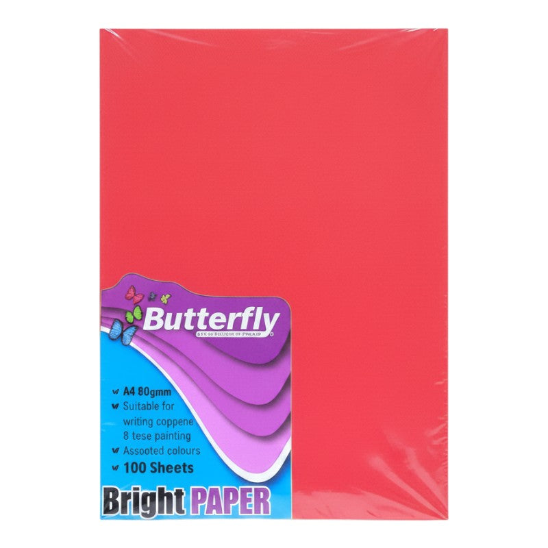 A4 PAPER 100 SHEET Brite/pastel