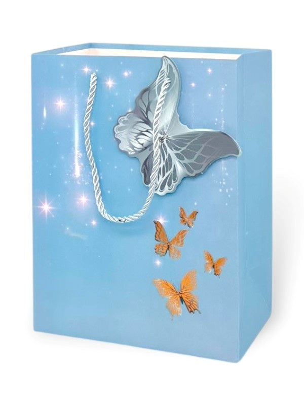 GIFT BAG - BLUE - ±23×18×10 Cm