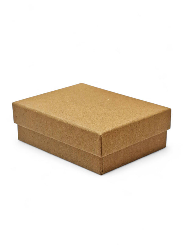 Jewellery Box - Natural ±2.8×9×7 cm, Pendant On Chain, Ring×1, Pierced Earrings