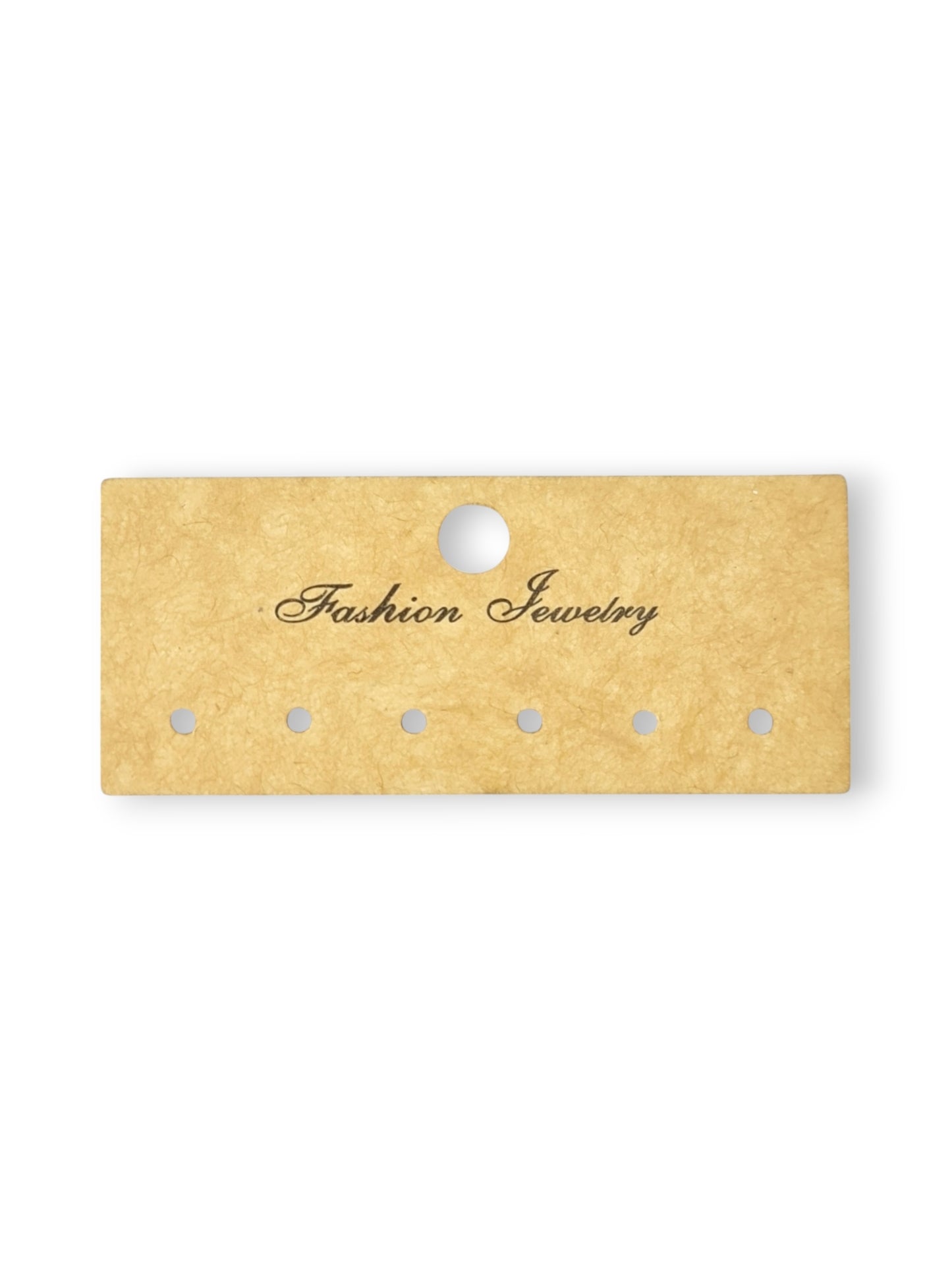 Jewellery Display Tags - Earrings, Natural, ±7×3 cm ±100-Piece