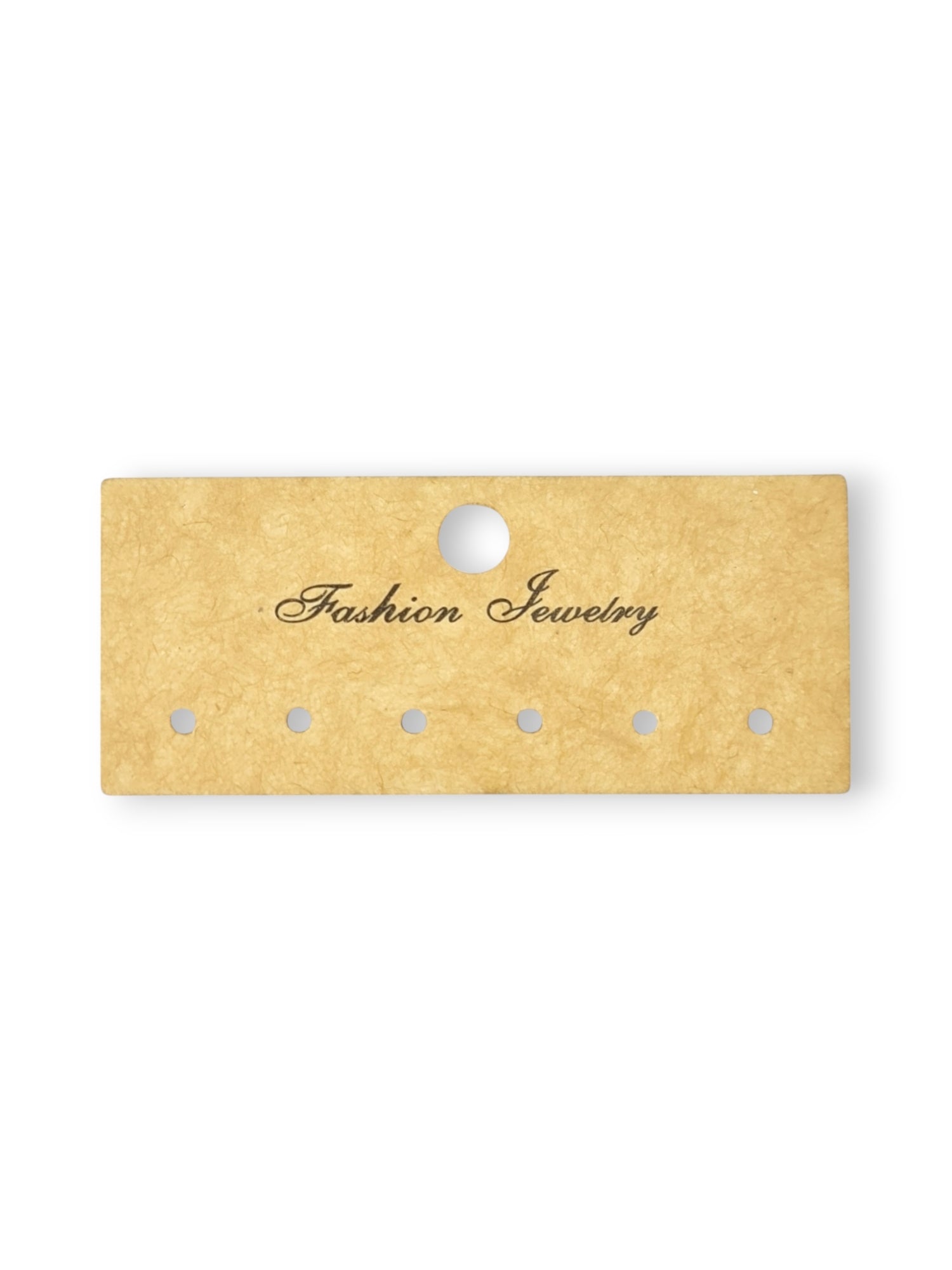 Jewellery Display Tags - Earrings, Natural, ±7×3 cm ±100-Piece