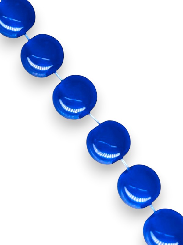 GLASS BEADS - DARK BLUE - 6 Mm - ±133-Piece