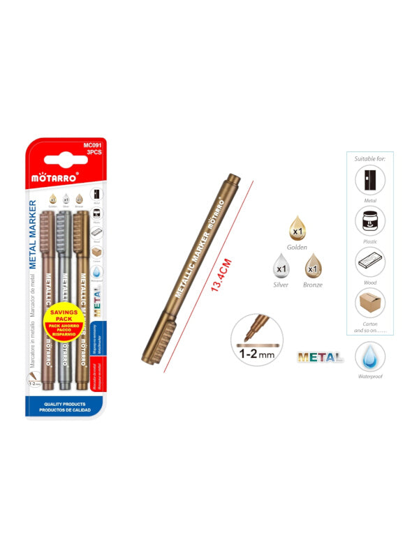 Motarro METAL Marker PACK,3