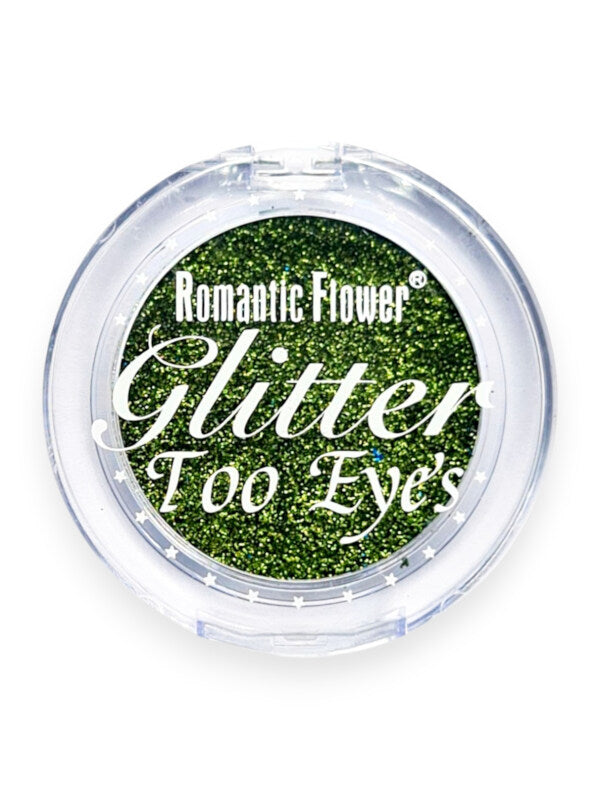 Romantic Flower - Eye Glitter, Green