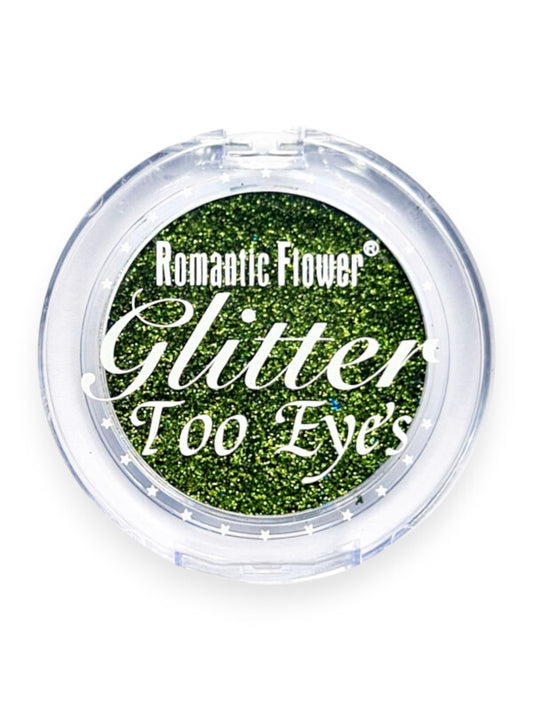 Romantic Flower - Eye Glitter, Green