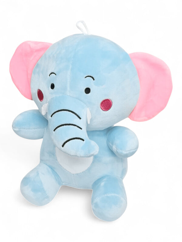 Kids Soft Toy - Blue, Elephant, ±22×24 cm