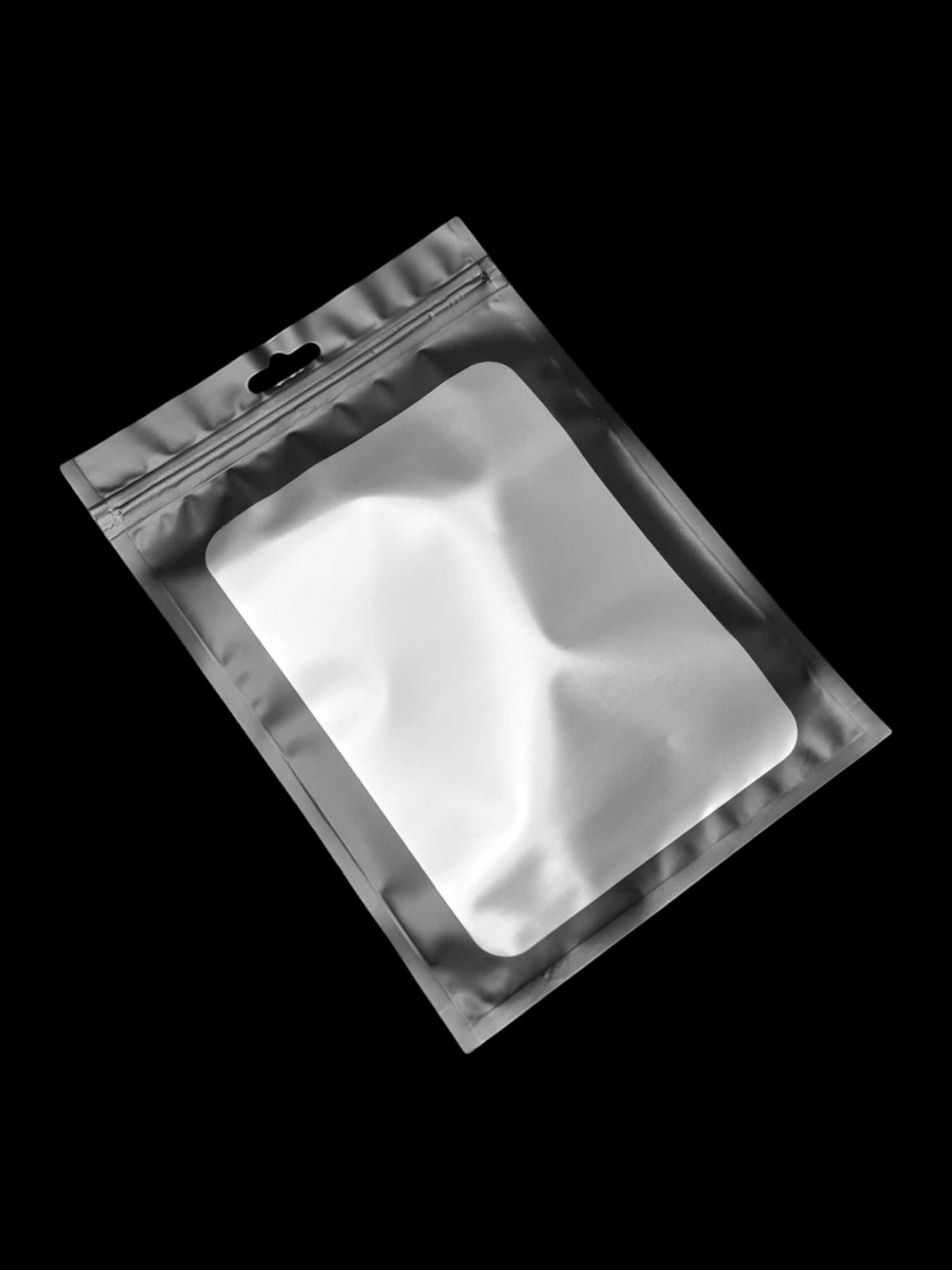 Cpp+pe - Frosted Transparent Window WITH a BLACK FRAME - Outside ±14×20 Cm - Inside ±13×17 Cm - Thickness 80 Microns ±20-Piec
