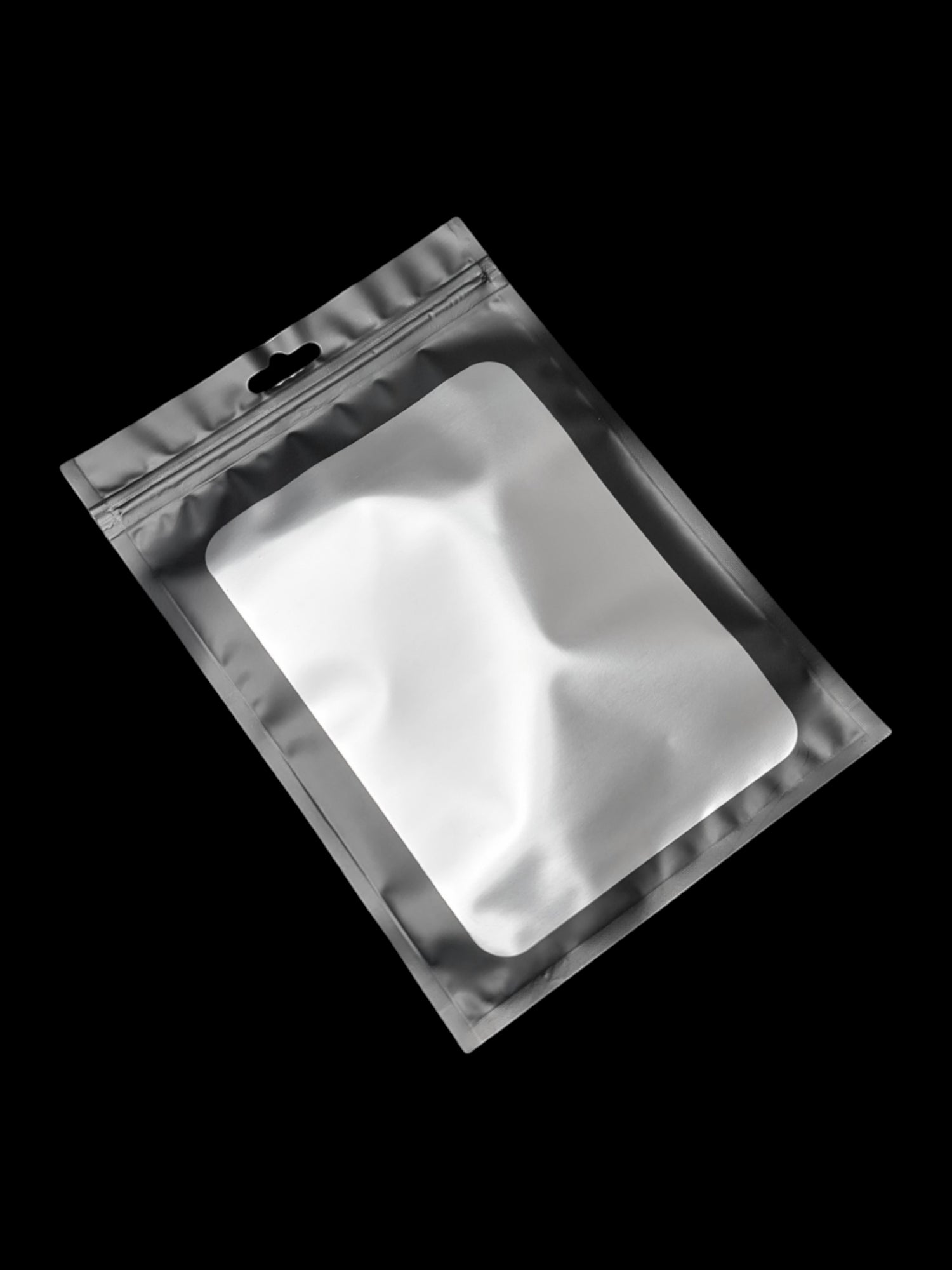 Cpp+pe - Frosted Transparent Window WITH a BLACK FRAME - Outside ±14×20 Cm - Inside ±13×17 Cm - Thickness 80 Microns ±20-Piec