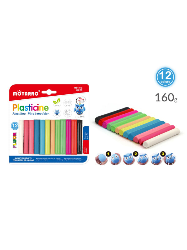 Motarro Plasticine - 12-Piece