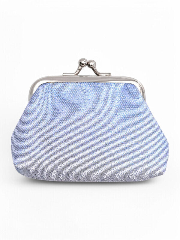 PURSE - BLUE Shimmer - ±7.5×9.5×2 Cm
