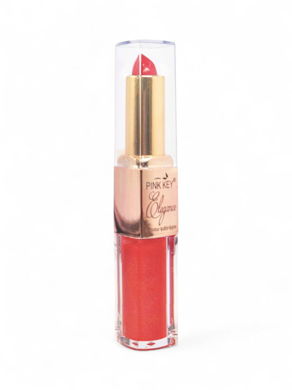 Pink Key Elegance - Lipstick And Lip Gloss